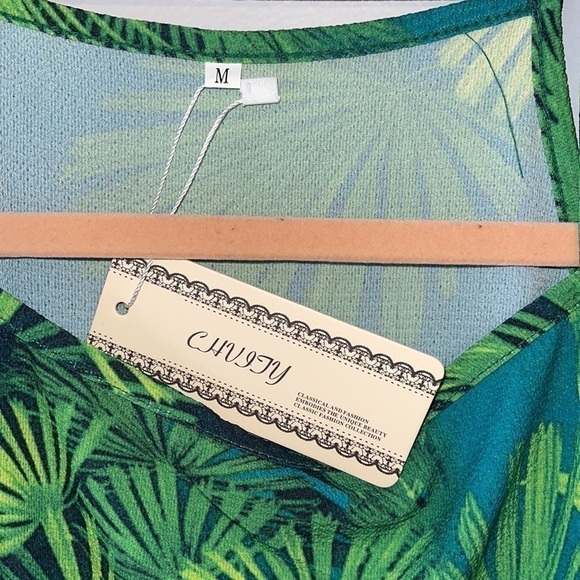 Chvity Tropical Print Sundress - Picture 4 of 6